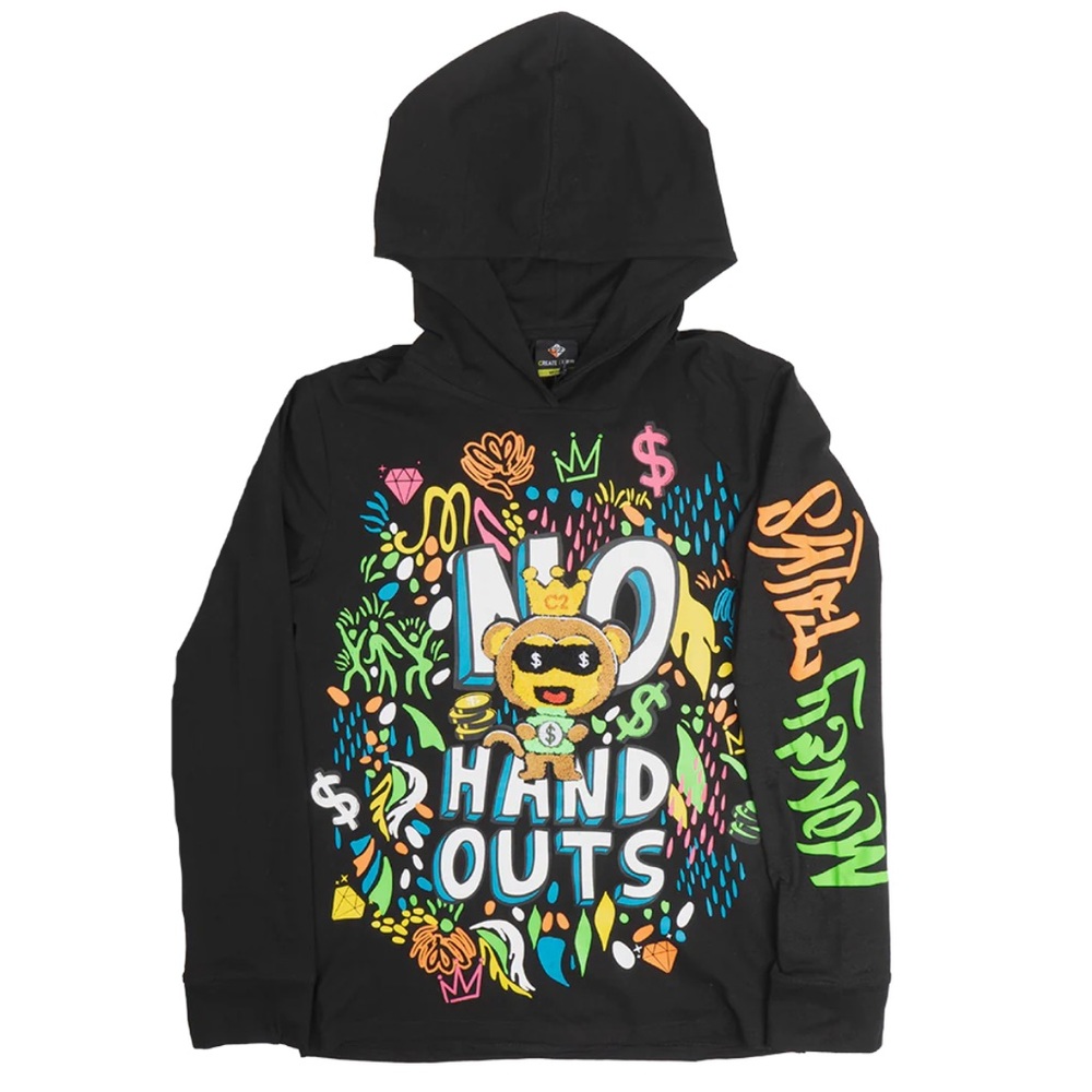Create 2mrw Hooded Long-Sleeve Tee